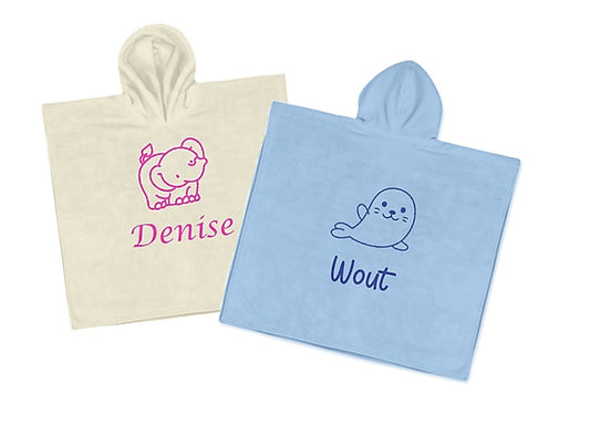 KInderponcho met naam