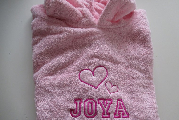 KInderponcho met naam