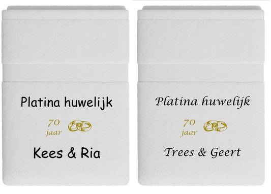 Platina huwelijk cadeau | 70 jaar getrouwd