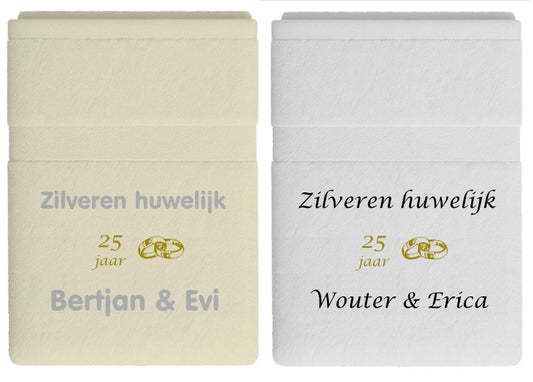 Zilveren huwelijk cadeau | 25 jaar getrouwd