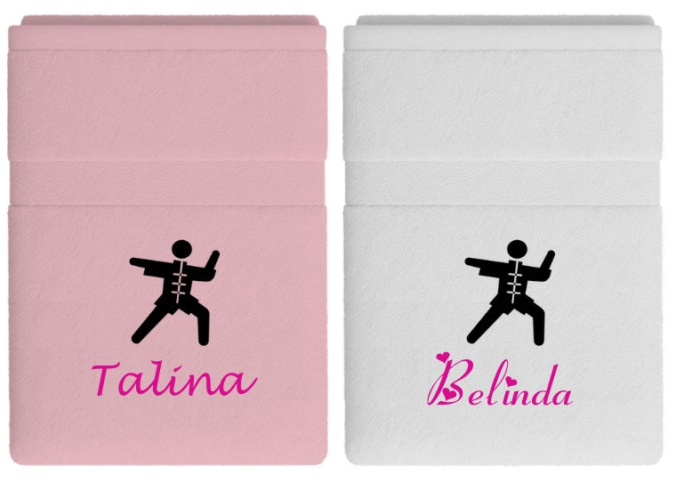 Kung Fu handdoek met naam