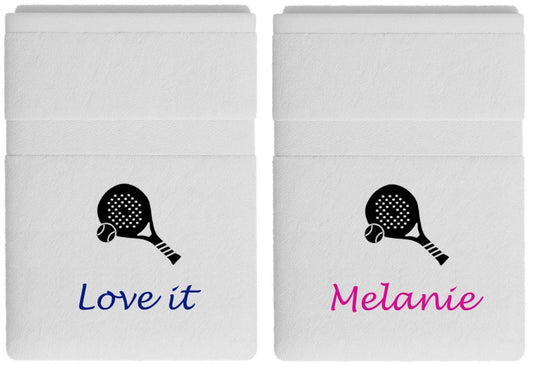 Padel handdoek met naam