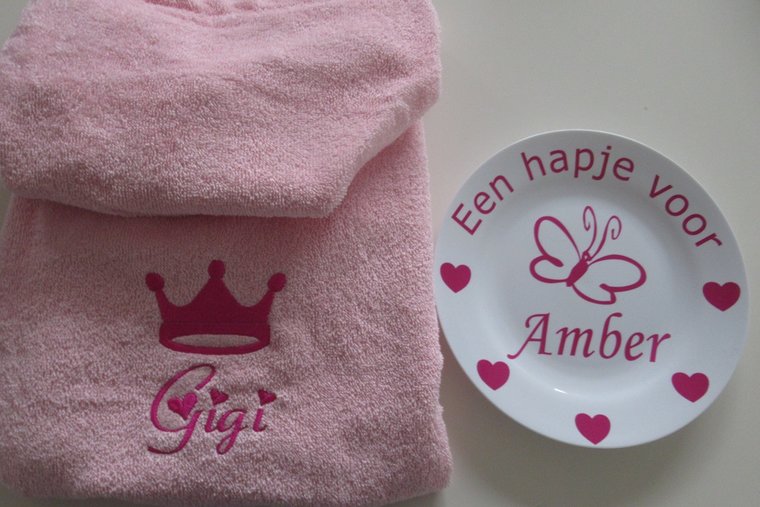 KInderponcho met naam