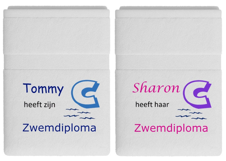Zwemdiploma C cadeau met Naam