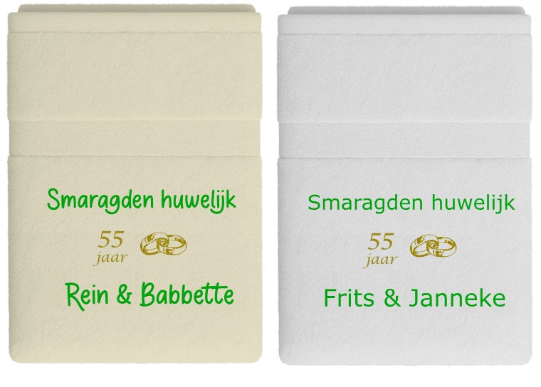 Smaragden huwelijk cadeau | 55 jaar getrouwd