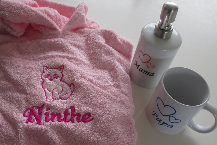 KInderponcho met naam