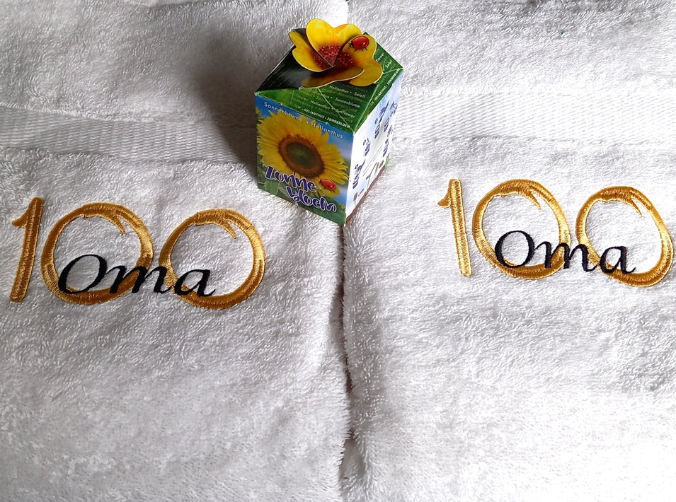 100 jaar cadeau met naam en leeftijd