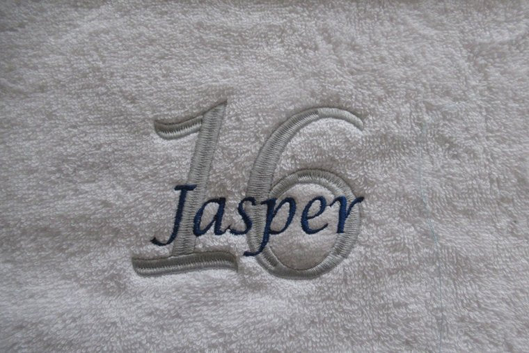 16 jaar cadeau met naam en leeftijd