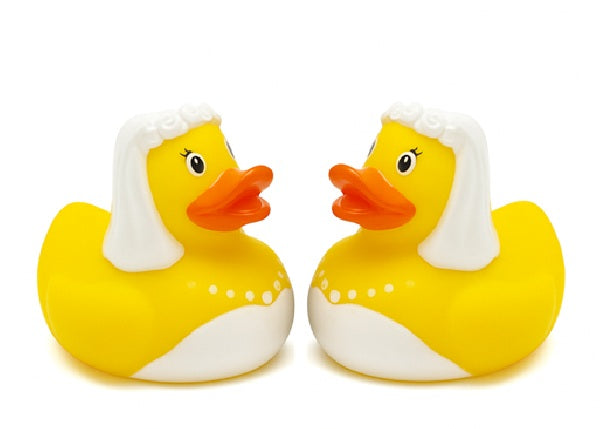 Bruidspaar badeendjes