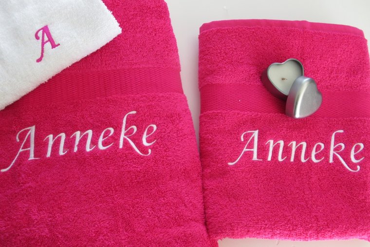 Badlaken met naam