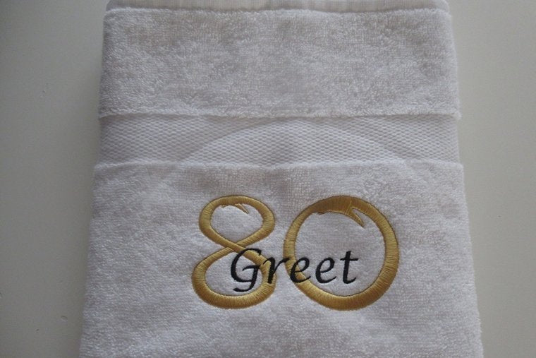 80 jaar cadeau met naam en leeftijd