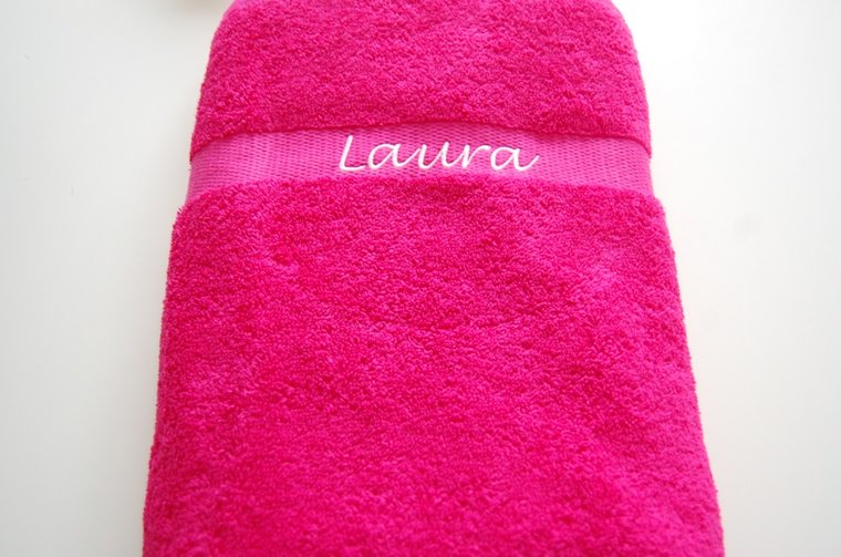 Badlaken met naam