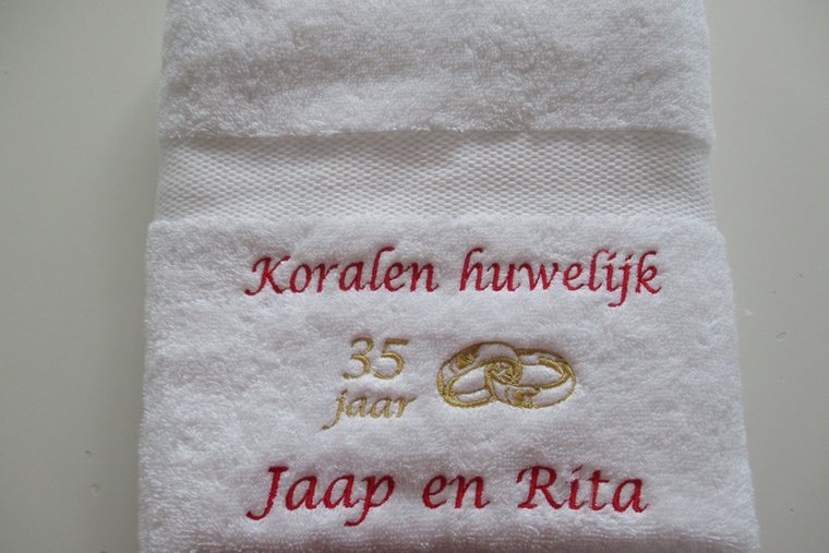 Koralen huwelijk cadeau | 35 jaar getrouwd