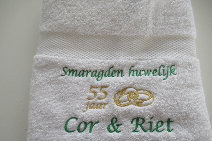 Smaragden huwelijk cadeau | 55 jaar getrouwd