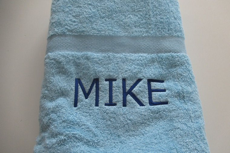 Badlaken met naam