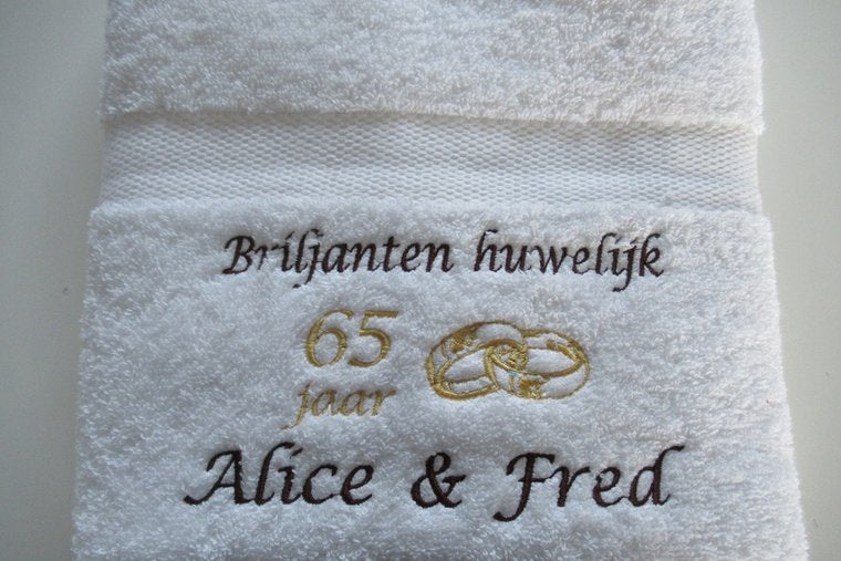 Briljanten huwelijk cadeau | 65 jaar getrouwd