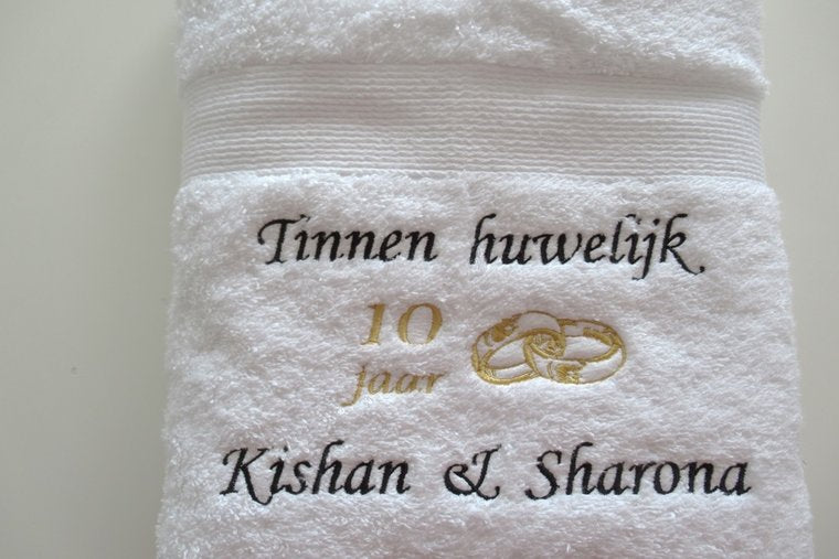 Tinnen huwelijk cadeau | 10 jaar getrouwd