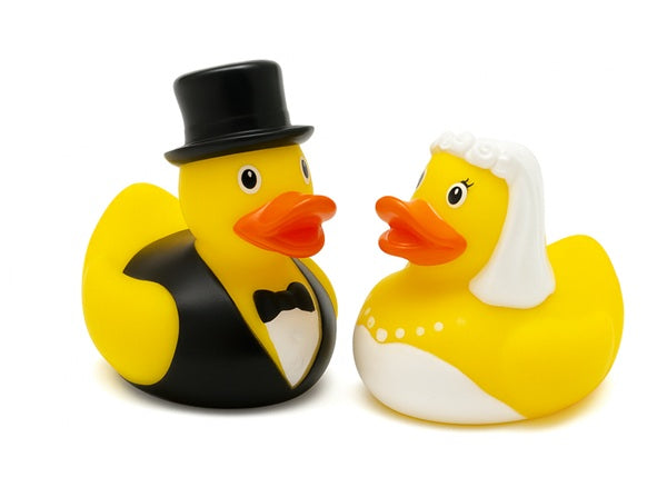 Bruidspaar badeendjes