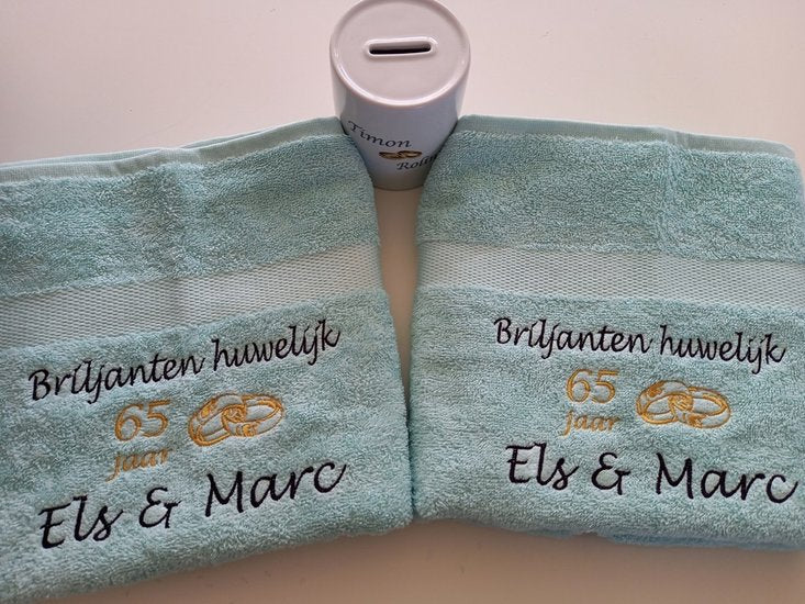 Briljanten huwelijk cadeau | 65 jaar getrouwd