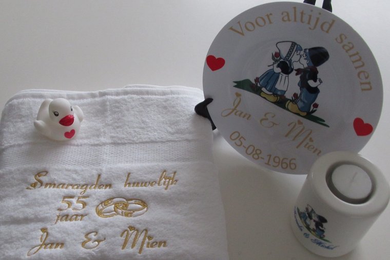 Smaragden huwelijk cadeau | 55 jaar getrouwd