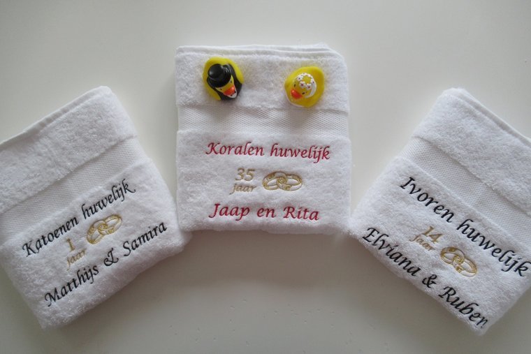 Kanten huwelijk cadeau | 13 jaar getrouwd