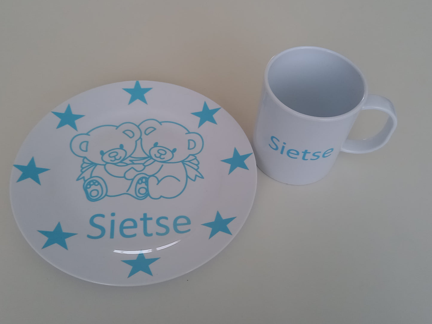 Kinderbordje met Naam en Afbeelding