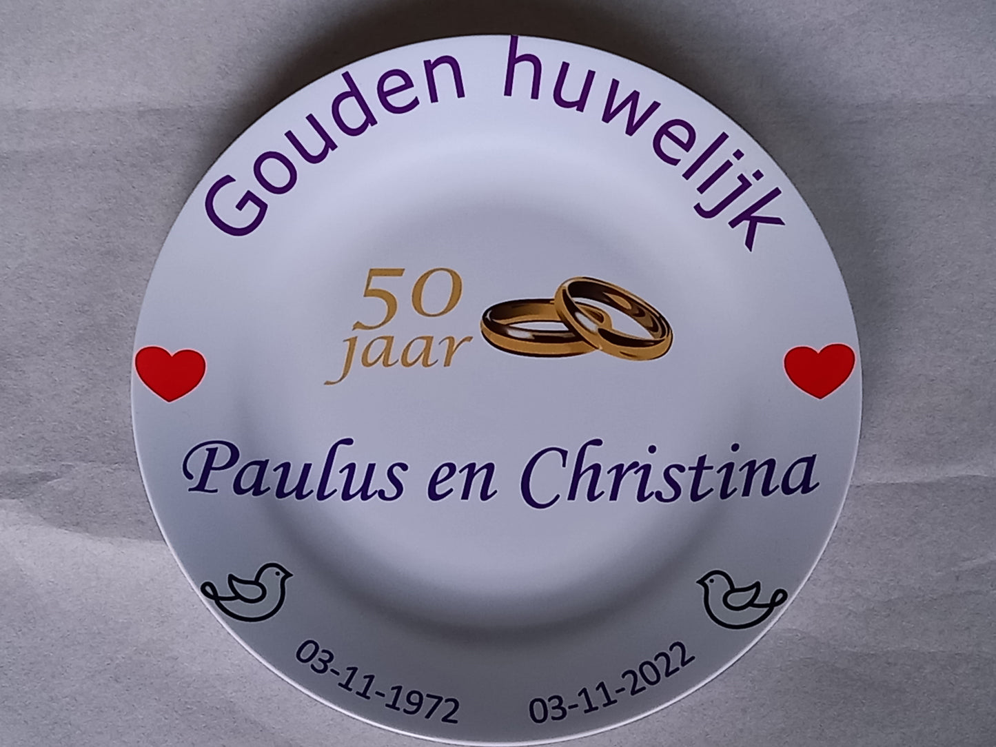 50 jaar Trouwdag cadeau Gouden huwelijk