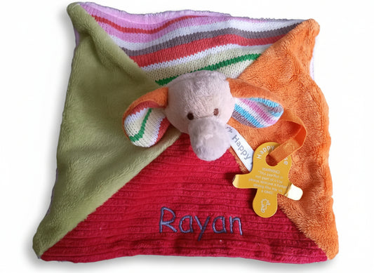 Olifant knuffeldoek met naam