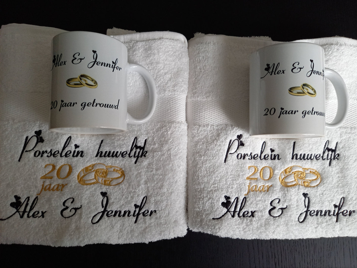 Porselein huwelijk cadeau | 20 jaar getrouwd