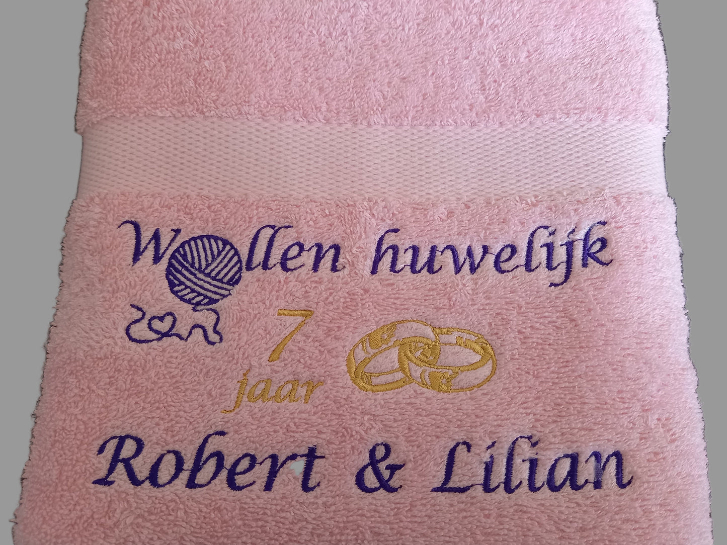 Wollen huwelijk cadeau | 7 jaar getrouwd