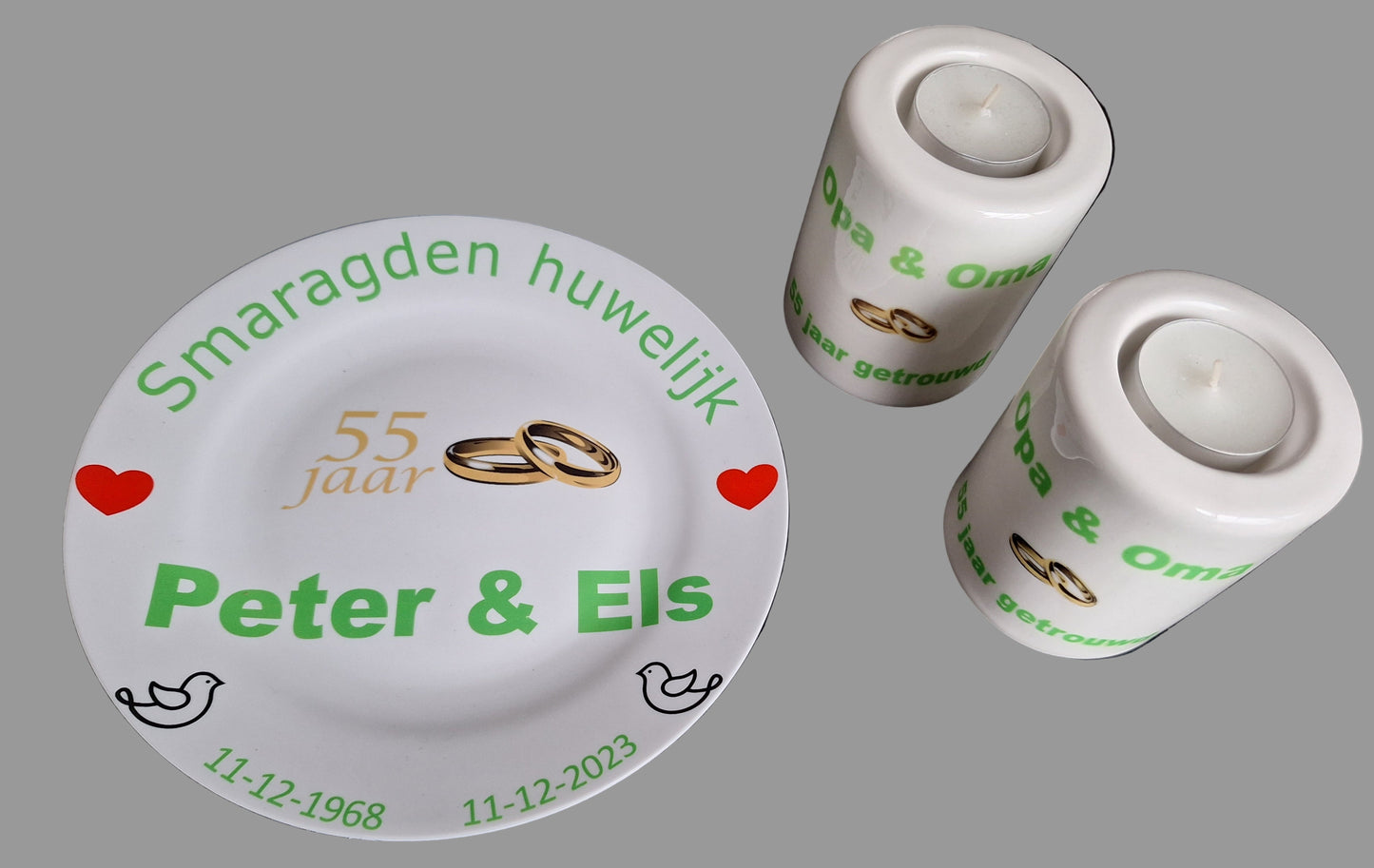 55 jaar Trouwdag cadeau Smaragden huwelijk