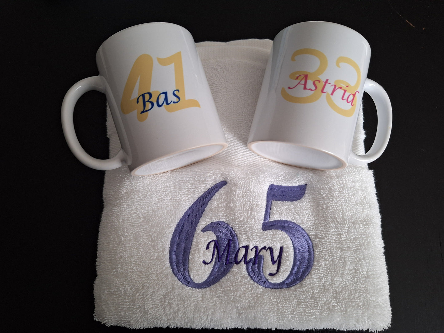 Koffiemok met Naam en Leeftijd