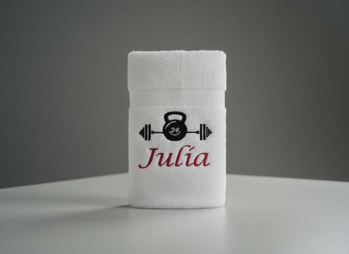 Fitness handdoek met naam