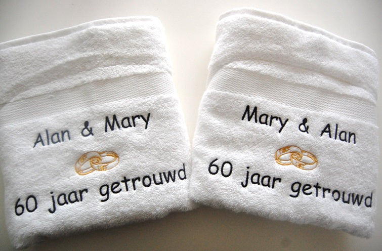 60 jaar getrouwd cadeau met namen