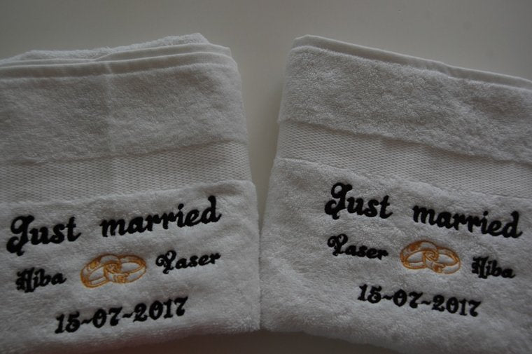 Just Married Cadeau met Namen