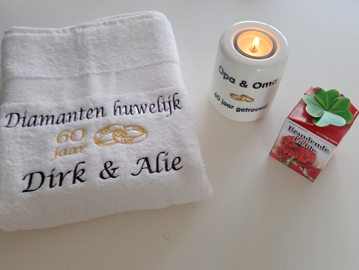 Diamanten huwelijk cadeau | 60 jaar getrouwd