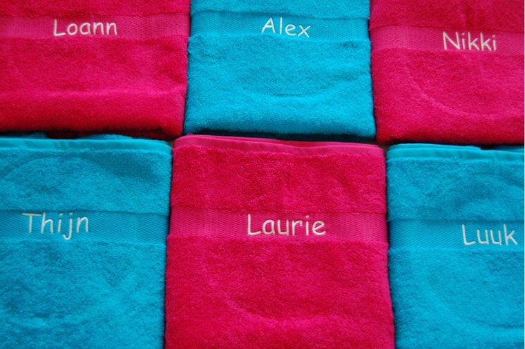 Handdoek met naam