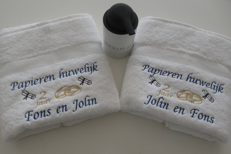 Papieren huwelijk cadeau | 2 jaar getrouwd