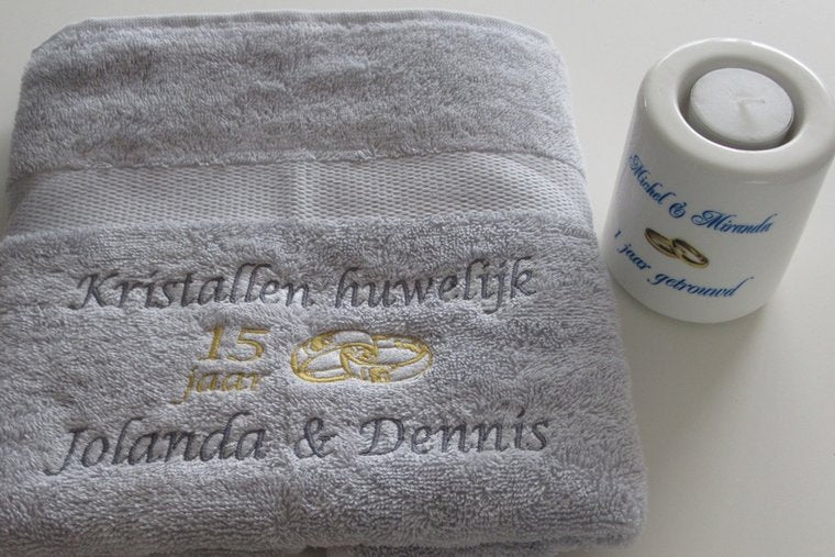 Kristallen huwelijk cadeau | 15 jaar getrouwd