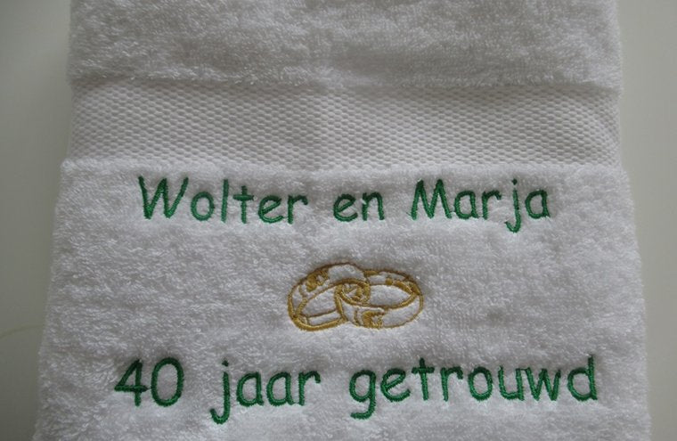 40 jaar getrouwd cadeau met namen