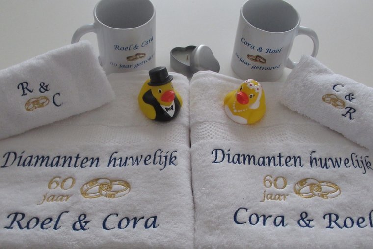 Diamanten huwelijk cadeau | 60 jaar getrouwd