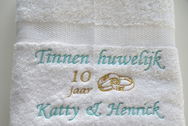 Tinnen huwelijk cadeau | 10 jaar getrouwd