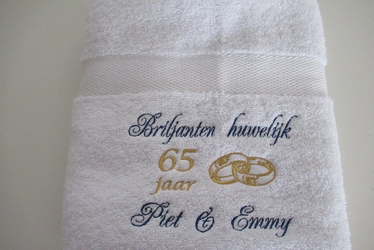 Briljanten huwelijk cadeau | 65 jaar getrouwd