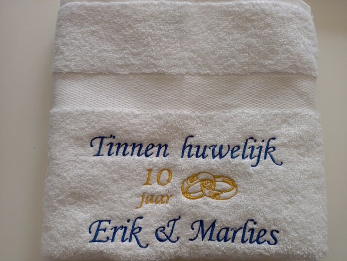 Tinnen huwelijk cadeau | 10 jaar getrouwd