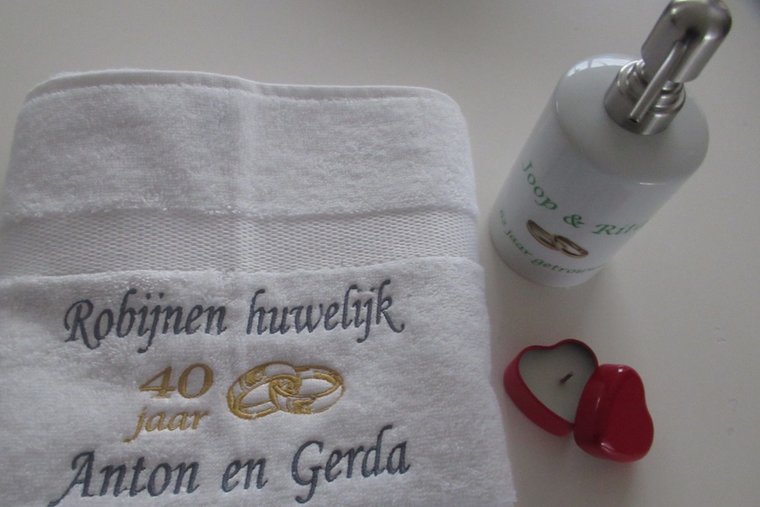 Robijnen huwelijk cadeau | 40 jaar getrouwd