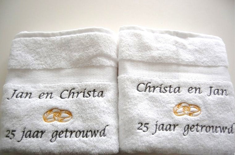 25 jaar getrouwd cadeau met namen