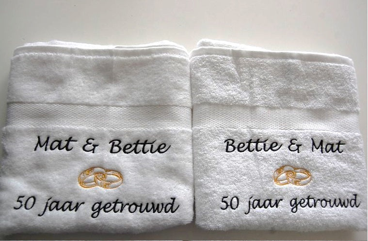 50 jaar getrouwd cadeau met namen