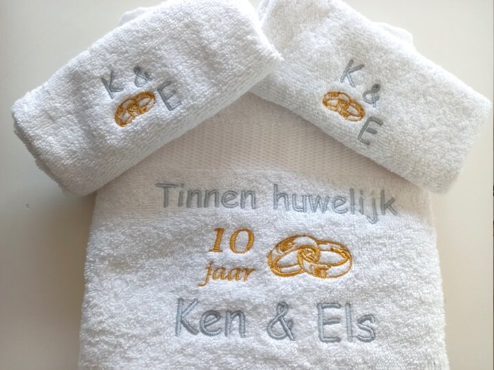 Tinnen huwelijk cadeau | 10 jaar getrouwd