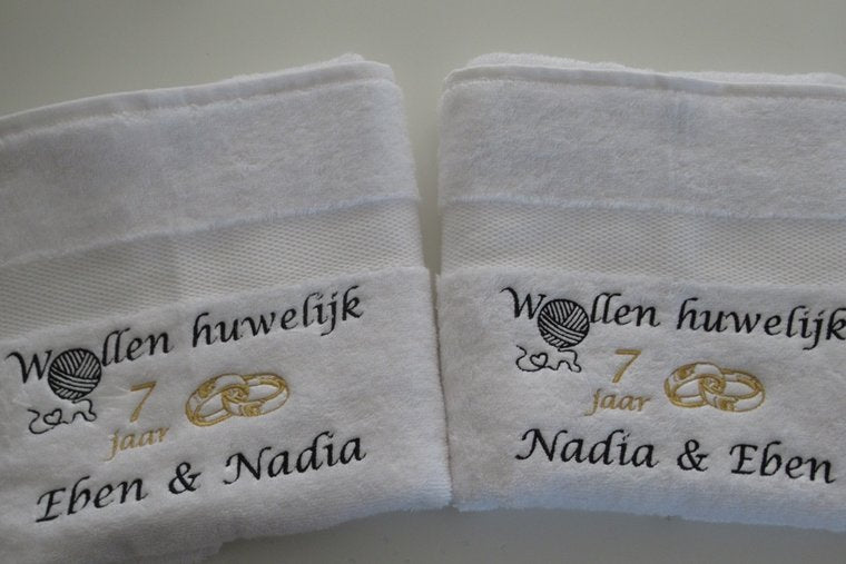 Wollen huwelijk cadeau | 7 jaar getrouwd