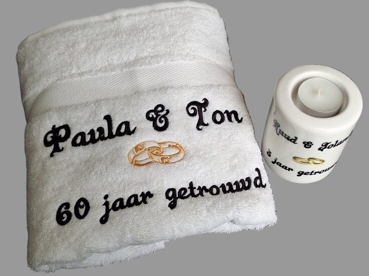 60 jaar getrouwd cadeau met namen